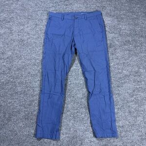 Tommy Bahama On Par IslandZone Flat Front Performance Pants Mens Size 33x32 Blue